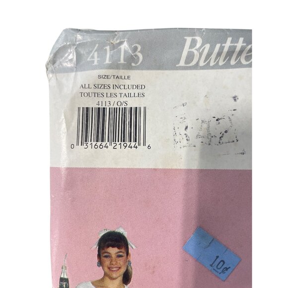 Butterick 4113 Girls Poodle Skirt Costume Pattern All Sizes Included Vintage CUT - Picture 2 of 7